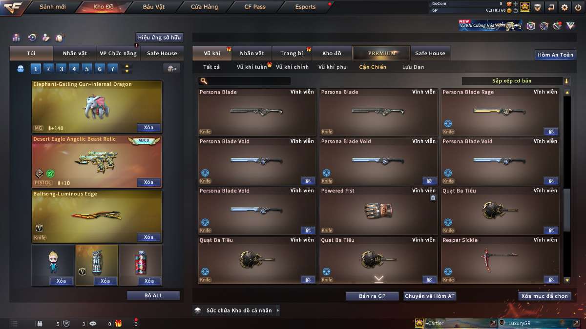 shop acc cf uy tin gia re